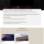 Maquette site electronixevent Réal : Rosik.C